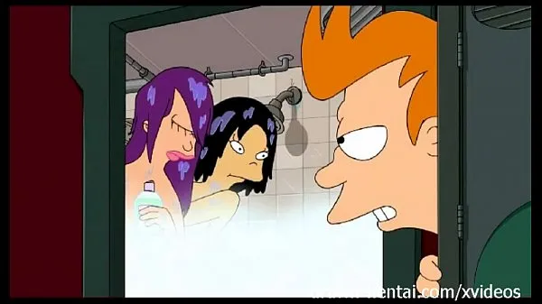 XXX klip Futurama Hentai - Shower threesome klip