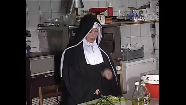 XXX German Nun Assfucked In Kitchen clip Clips