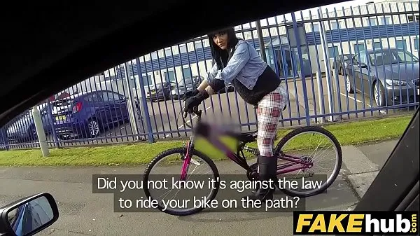 XXX Fake Cop Hot cyclist with big tits and sweet ass مقاطع مقاطع