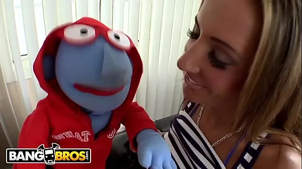 XXX BANGBROS - Baluga The Puppet Goes To Town On Big Tits Pornstar Richelle Ryan clips Clips