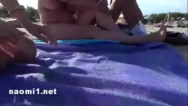 XXX public beach cap agde by naomi slut clip Clips