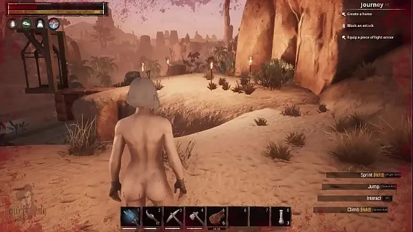 XXX Hot Sexy Conan Exiles Nudity Ass Tits Episode 8 Barbarian Albino Ass 클립 클립