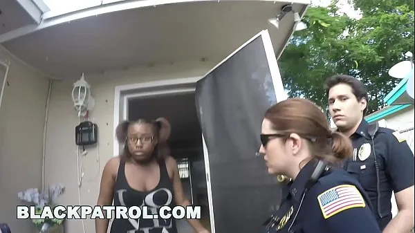 XXX BLACK PATROL - Police Officers Maggie Green and Joslyn Respond Domestic Disturbance Call clip Clips