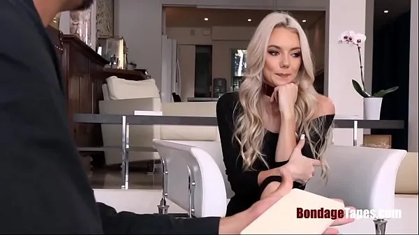 XXX Questa bionda è dal suo DOM-BONDAGE clip Clips