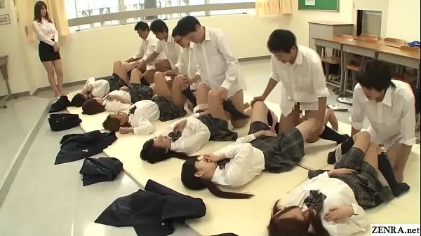 XXX JAV synchronized missionary sex led by teacher clips Clips