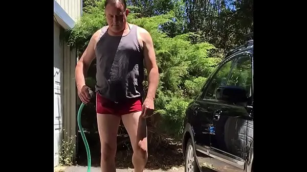 XXX Dad/Mature washes car/plays with big cock in bikini-aka “ Adam longrod leikkeet Leikkeet