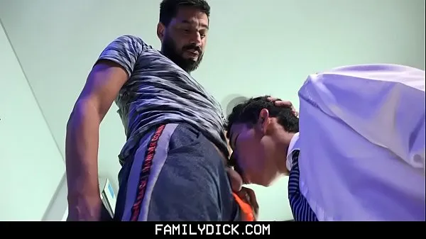 XXX FamilyDick - Stepdad Punishes His Boy By Plowing His Asshole Raw مقاطع مقاطع