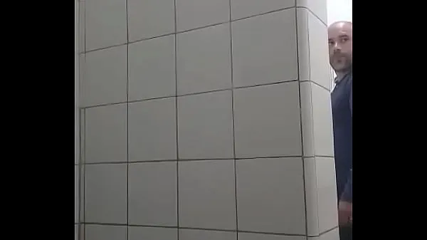 XXX My friend shows me his cock in the bathroom clip Clips