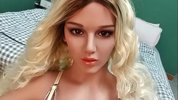 XXX ESDoll 156cm Sexy Blond Beauty Big Boobs Sex Doll clips Clips