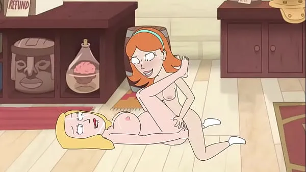 XXX EroPharaoh | Pregnant Beth x Jessica | Rick and Morty Hentai clip Clips