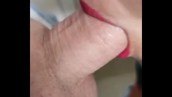 XXX red lipstick sucking my cock klipy Klipy