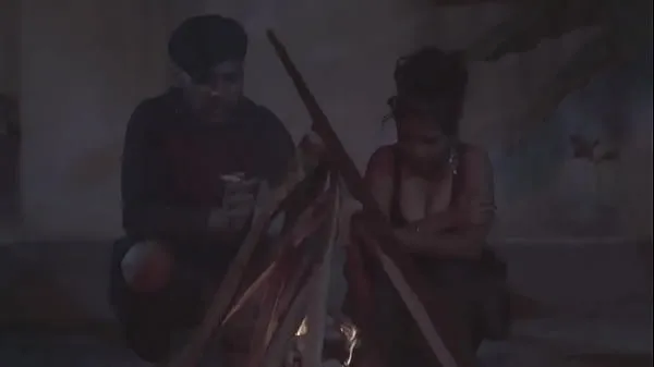 XXX Hot Beautiful Babe Jyoti Has sex with lover near bonfire - A Sexy XXX Indian Full Movie Delight klipy Klipy