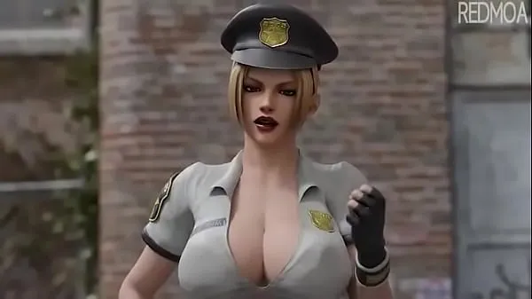 XXX 女性警官3d クリップ クリップ