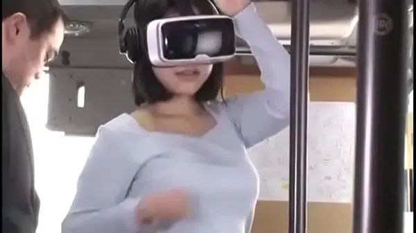 XXX Cute Asian Gets Fucked On The Bus Wearing VR Glasses 3 (har-064 klipek klipek