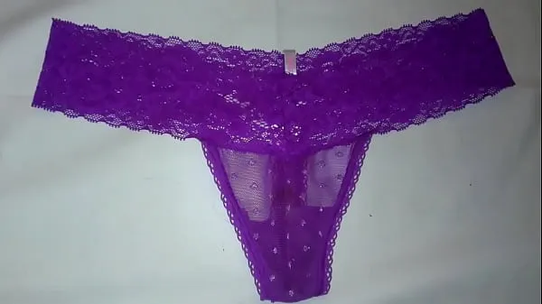 คลิป XXX My step Sister’s Victoria’s Secret Purple Mesh Thong คลิป