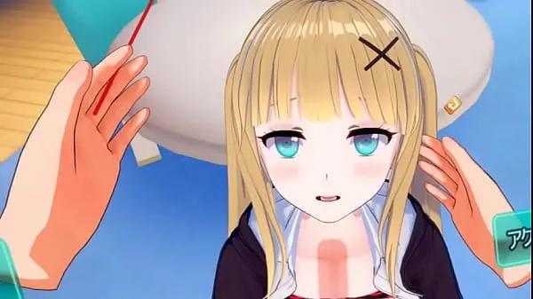 XXX Eroge Koikatsu! VR version] Cute and gentle blonde big breasts gal JK Eleanor (Orichara) is rubbed with her boobs 3DCG anime video clips Clips