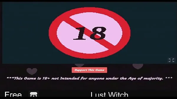 XXX Lust Witch ( itchio Free Browser Game) 2d platformer klipp Klipp