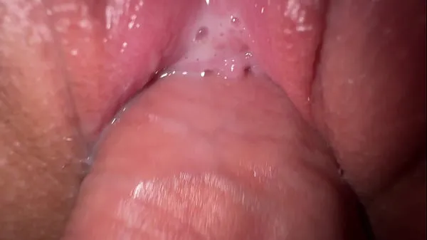 XXX klip Close up fuck teen stepsister, amazing creamy pussy klip