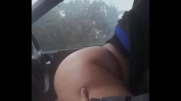 XXX We went out for a drive and I couldn't resist, I ended up sucking his dick on the way and then sitting on the dick clips Clips