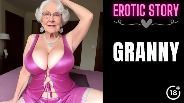XXX GRANNY Story] Threesome with a Hot Granny Part 1 posnetki Posnetki