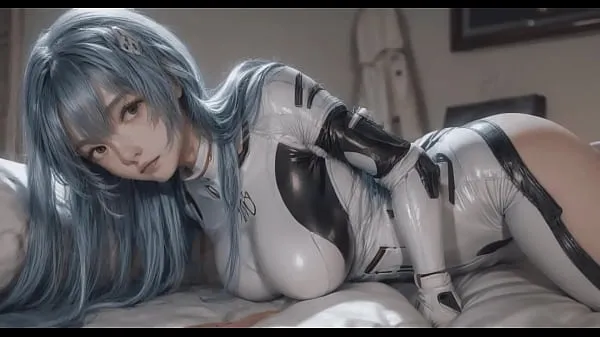 XXX AI generated Rei Ayanami asking for a cock clips Clips