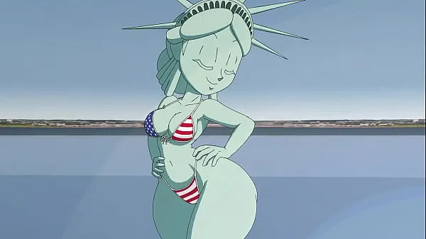 XXX Tansau Scenes with the Statues of Liberty and Freedom 클립 클립